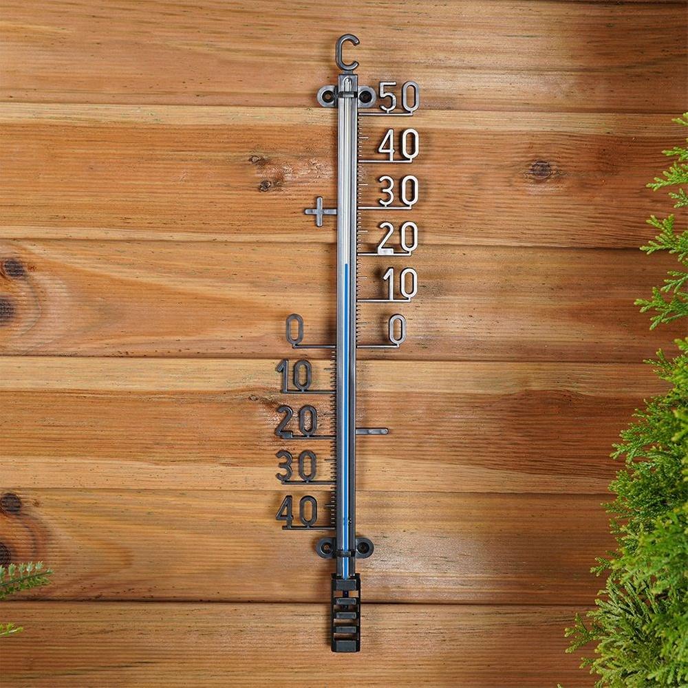 Thermometer Outdoor Indoor Garden Balcony Wall Hanging 41 cm