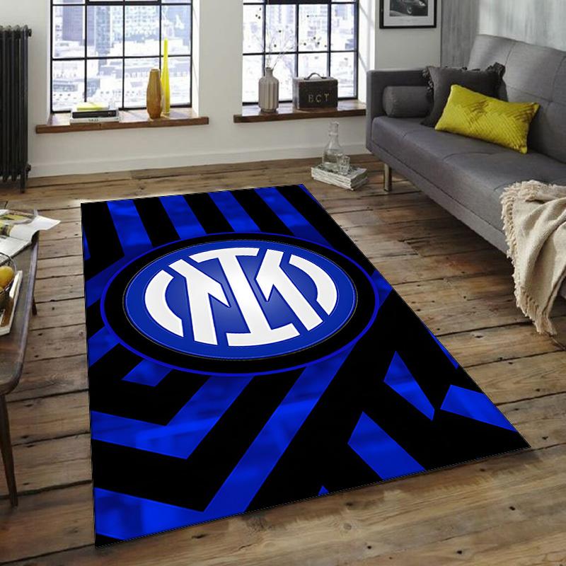 Internazionale Milano Design Area Rug - Non-Slip, Soft & Cozy Floor Mat for Living Room, Bedroom, Office - Indoor/Outdoor Decorative Carpet