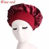 Soft Stretch Head Cover Night Sleep Hat Wide Band Satin Cap Elastic Head Wraps Hair Loss Chemo