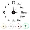 3D DIY Wall Clock Simple Installation Battery-Powered Quiet Modern Nordic Wall Clock for Living Room Bedroom