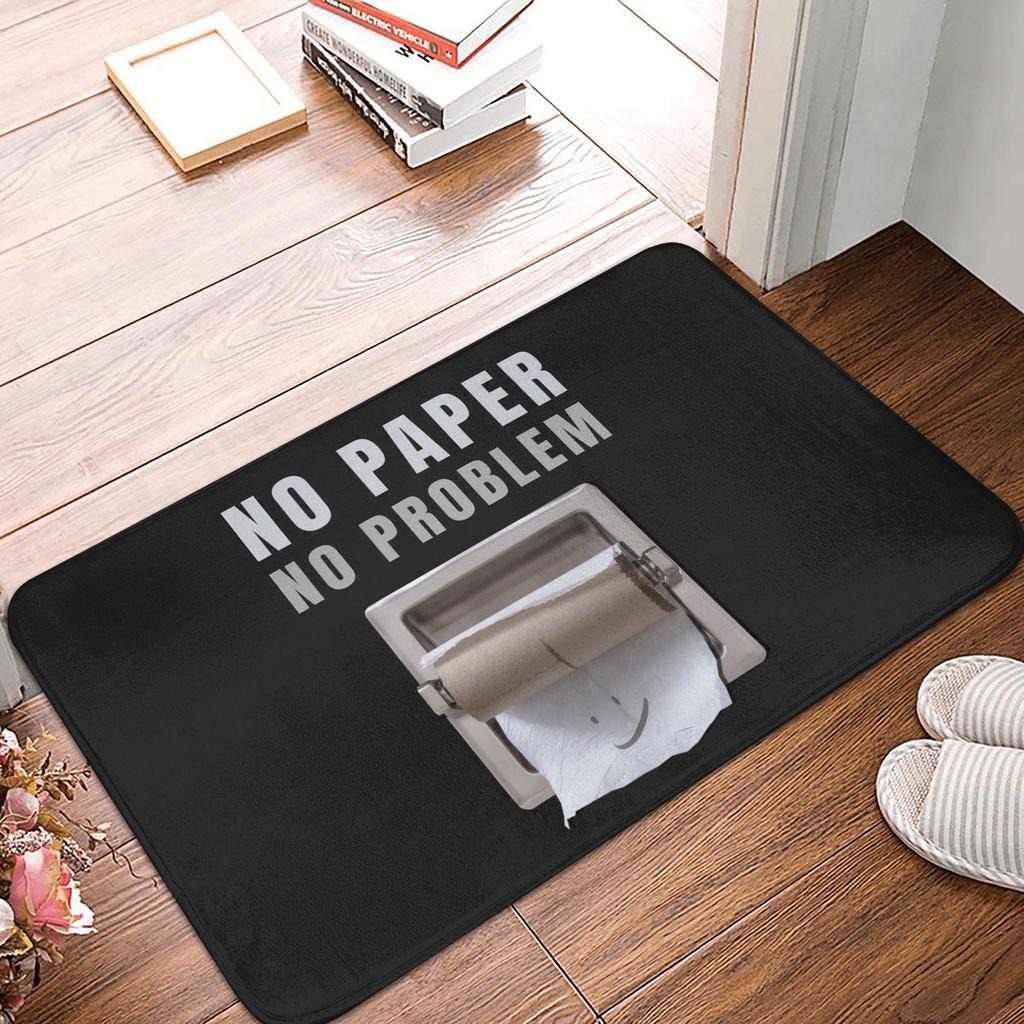 Going To The Toilet Doormat Mat Anti-Slip Kitchen Bath Toilet Rug Carpet