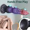 Large Dog Knot Ejaculating Dildo With Suction Cup Spray Function Silicone Animal Dildos Squirting Penis Sex Toys For Women Men