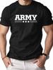 ARMY Хлопковая мужская футболка с комфортной посадкой 100% хлопок - 1 шт. Унисекс футболка