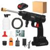 Cordless Pressure Car Washer 24.5Bar350PSI Portable Cordless Power Washer 1500mAh*2 Battery
