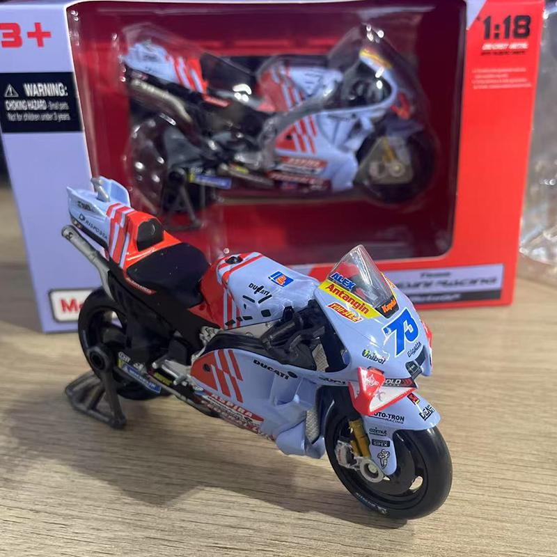 МАИСТО 1:18 Литых моделей Ducati MotoGP 2024 Издание Gresini Racing #73 #93 для энтузиастов Премиальные реплики мотоциклов из сплава