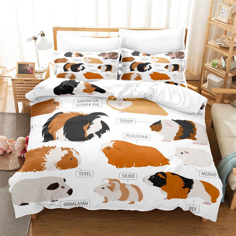 Комплект постельного белья с изображением лесных животных, комплект постельного белья с изображением животных, модный комплект постельного белья для детской спальни, комплект постельного белья с изображением мультфильмов