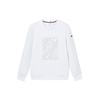 Fila Printed Sports Knit Crewneck Sweatshirt Men Sweatshirt Standard-White F11M211216FWT
