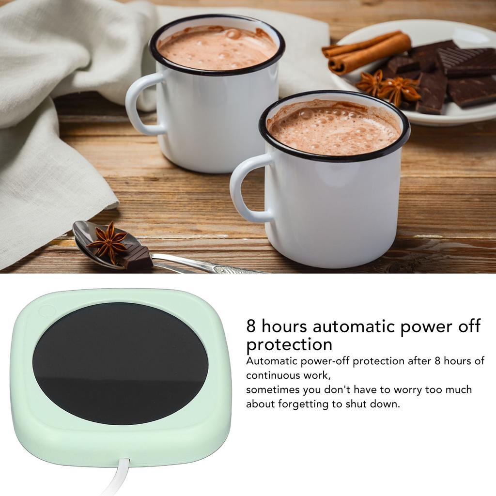 Beverage Heater Coffee Mug Warmer Constant Temperature Electric Cup Heating Plate for Home Office Travelling Electric Cup Warmer