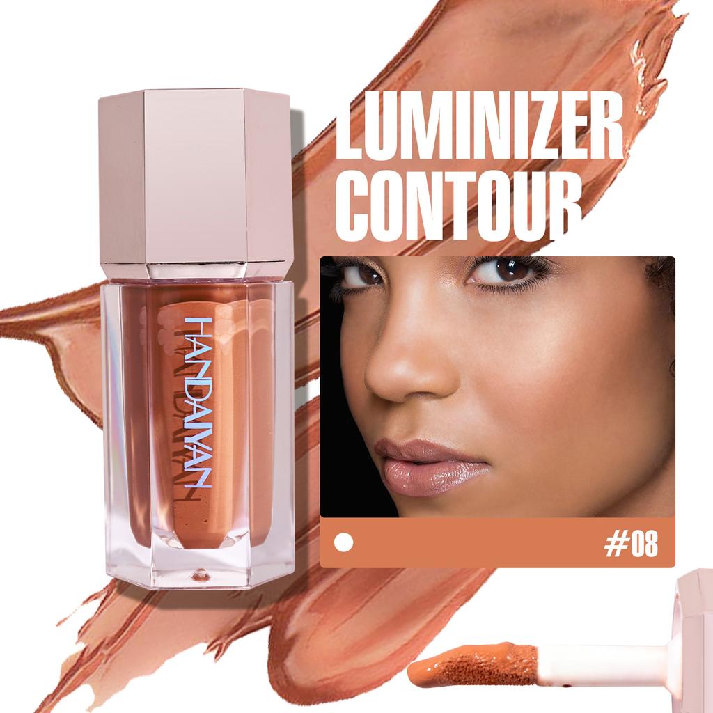 High-gloss Repairing Liquid Deepens The Shadow of The Face Pearlescent Waterproof Brightening Liquid Eye Shadow