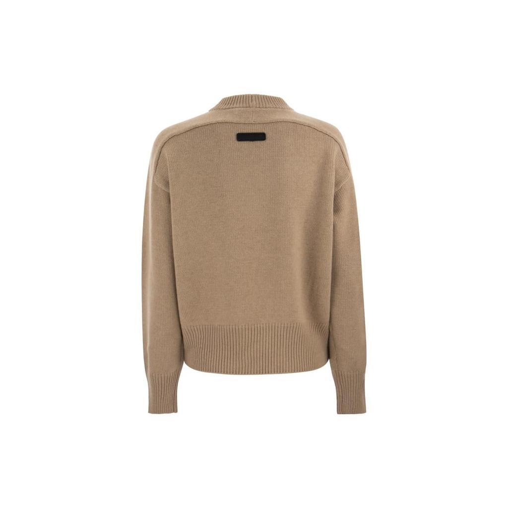Canada Goose Solid Color Wool Crew Neck Sweater Women sweaters 7601W2149