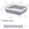Dish Rack, Kitchen Drain Rack, Foldable Dish Rack, Tableware Storage Folding Rack, Tableware Rack Cup Holder