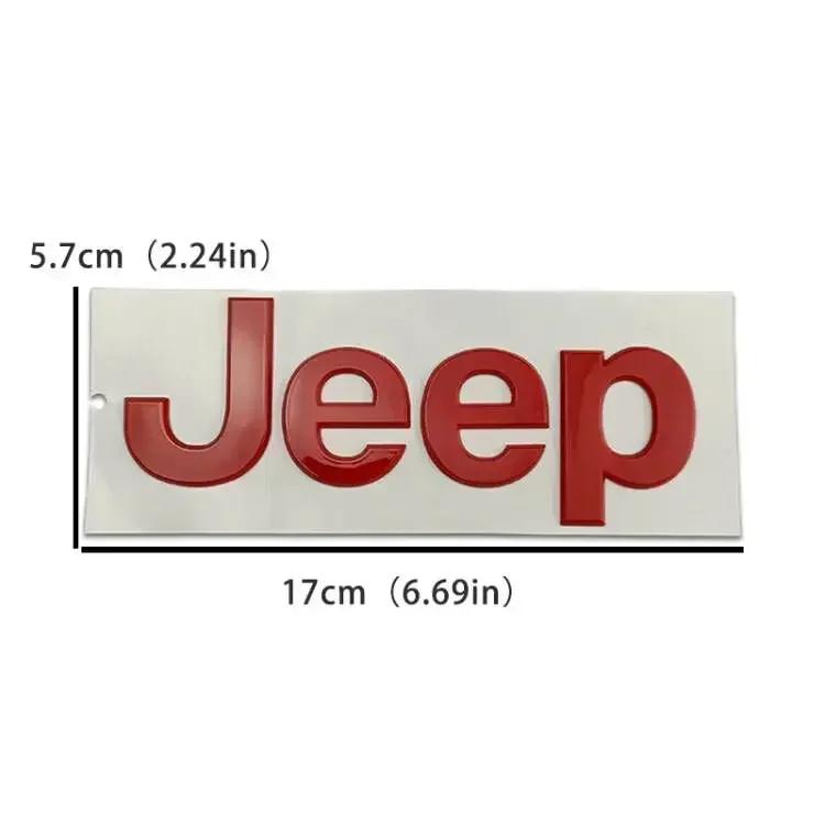 For Jeep For JEEP Grand Cherokee Commander Renegade Liberty Compass Patriot Wrangler Tj Jk Decoration ABS Car Front Emblem Tr