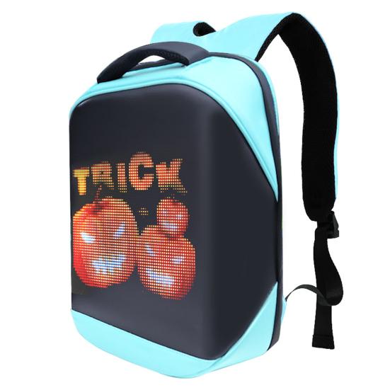 Программируемый светодиодный рюкзак с Bluetooth-управлением, светящийся дневной рюкзак с настраиваемым дисплеем, унисекс сумка для ноутбука