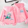 Spring Kids Coat PAW Patrol Children's Zipper-style Hooded Sweatshirt for Boys Girls' Casual Top Casual Shirt with Cartoon Print
