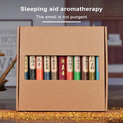 Помощь для сна, ароматерапия, лавандовые ароматические палочки, успокаивающие благовония для медитации, новоселье, натуральный ингредиент, благовония от комаров