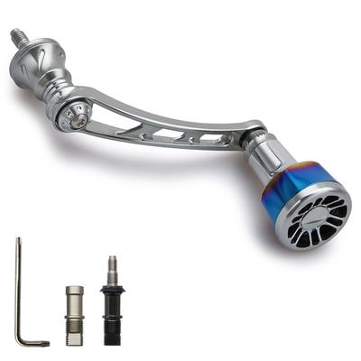 HEIGHTEN Рукоятка катушки с дугой 56 мм для спиннинговых катушек Shimano и Daiwa (Оружейная бронза и оружейная бронза) (HT05502)