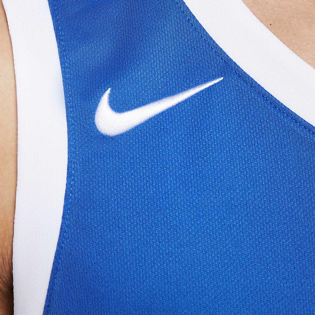 Nike Dri-Fit Crossover Удобный быстросохнущий повседневный баскетбольный жилет для мужчин, топы королевского синего и белого цвета HF0500-494