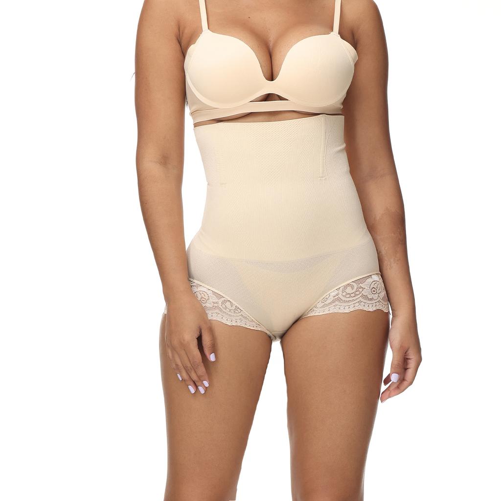 Женские утягивающие трусики с высокой талией, утягивающее нижнее белье, кружевное корректирующее белье, утягивающие трусы