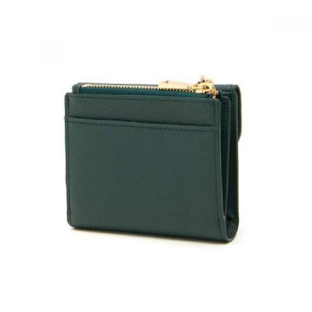 Daks Misty Flower Green Leather Check Wallet Dcwa2f307e2