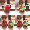 Capybara Plush Toy Keychain With Pp Cotton Fill For Kids Bag Charm Gift