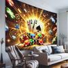Black Jack Theme Colorful Theme printing polyester wall tapestry suitable for use in living rooms bedrooms offices bars party