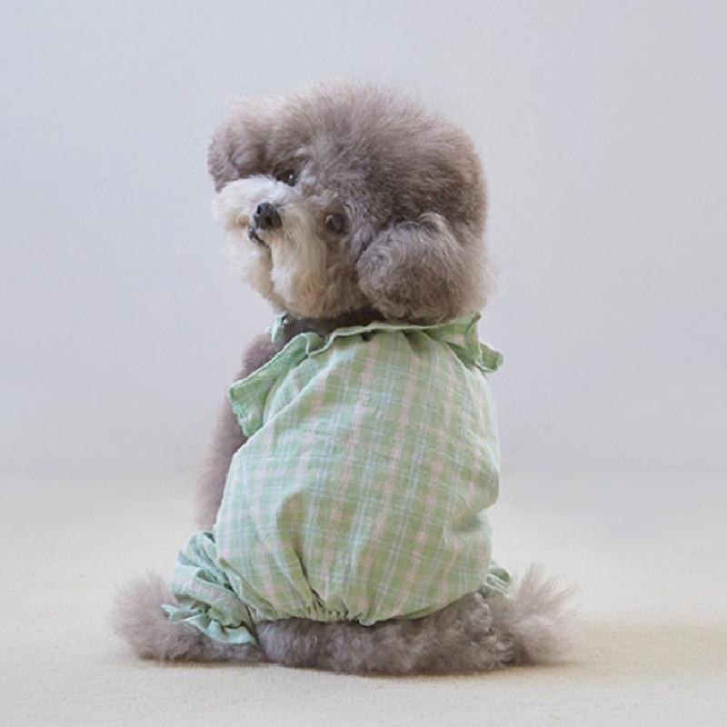 Summer Dog Jumpsuit Pomeranian Poodle Bichon Frise Schnauzer Pug Dog Clothes Pet Clothing Apparel