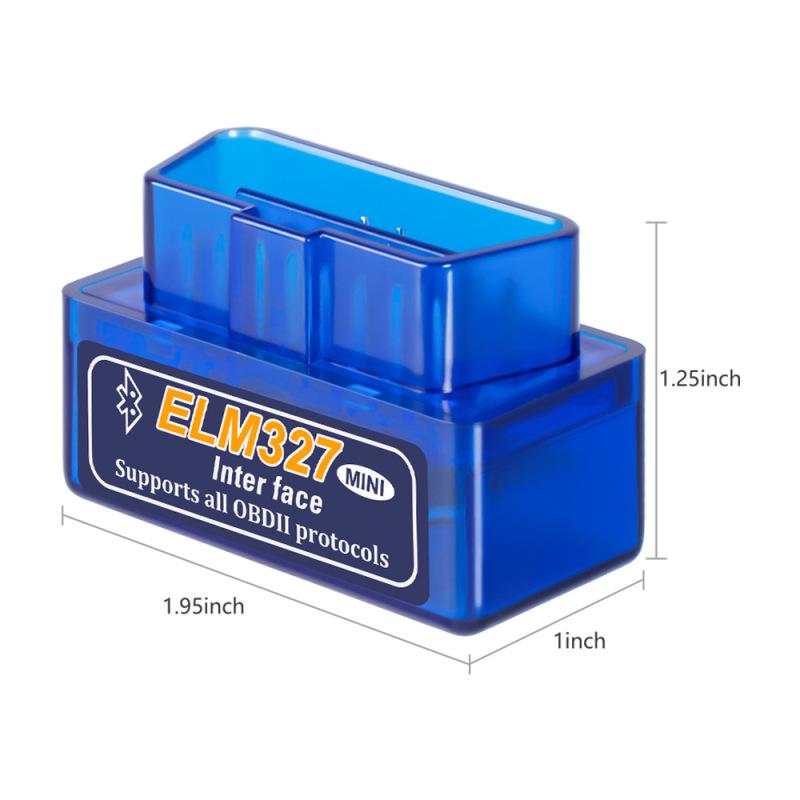 Super Mini ELM327 Bluetooth V2.1 OBD2 Беспроводной автомобильный диагностический сканер Универсальный OBD II Автосканирование