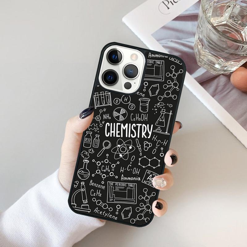 Наука Химия Кофеин Чехол для телефона Для iPhone 17 Air 16 15 14 Max Plus 11 12 13 Pro Max Чехол для телефона coque
