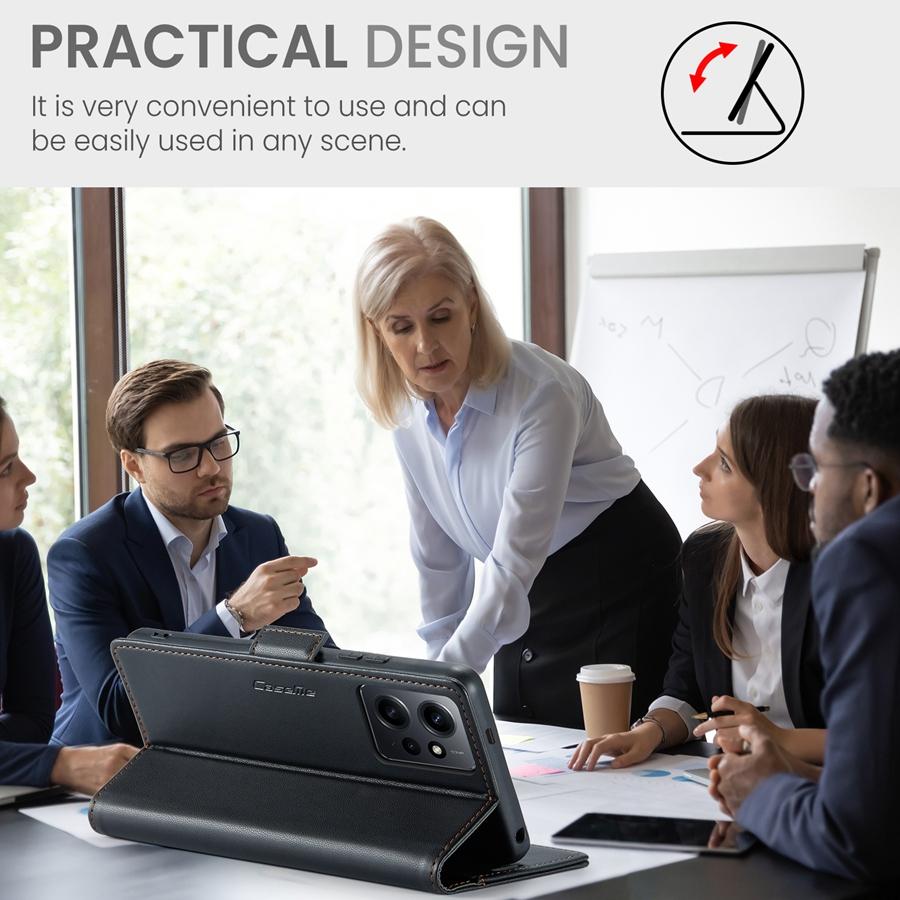 Чехол-кошелек с блокировкой RFID, кожаный чехол-книжка с боковой застежкой для Xiaomi Redmi Note 14 13 12 11 10, магнитная беспроводная зарядка для OPPO Realme