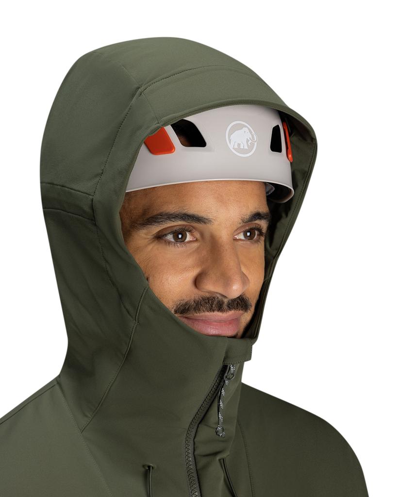Mammut Trekkers Softshell Hooded Jacket Asian Fit Men'S M11E5Ft007_Kh