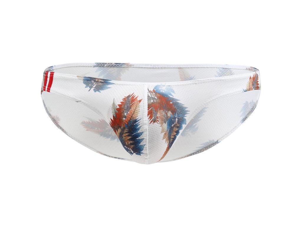 Мужские трусы-слипы из сетки с мультяшным принтом с низкой посадкой - Летний молодежный стиль E-073