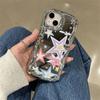 Корейский милый чехол для телефона Y2k Star Cloud Moon для Iphone 14 13 12 11 Pro Max Lovely Love Heart глянцевый противоударный мягкий чехол Funda