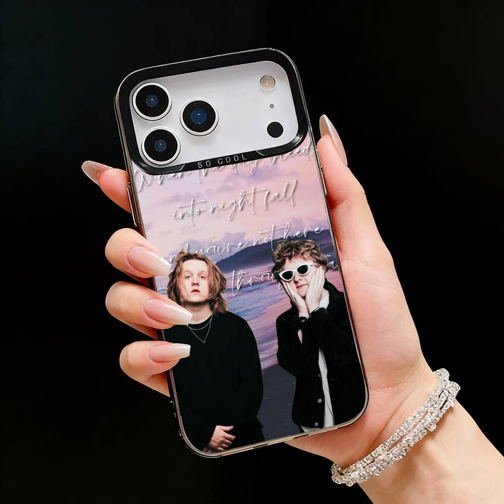 Чехол для телефона S-Survive Lewis C-Capaldi для iPhone17, 16, 15, 14, 13, 12 Pro Max Черный Конфетный Матовый Ударопрочный Чехол