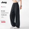 Jeep Мужские свободные повседневные спортивные брюки прямого кроя