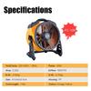 XPOWER FC-100 Air Circulator Carpet Dryer Floor Axial Fan Air Blower Diameter Multipurpose Heavy-Duty Portable Shop Office Home Fan