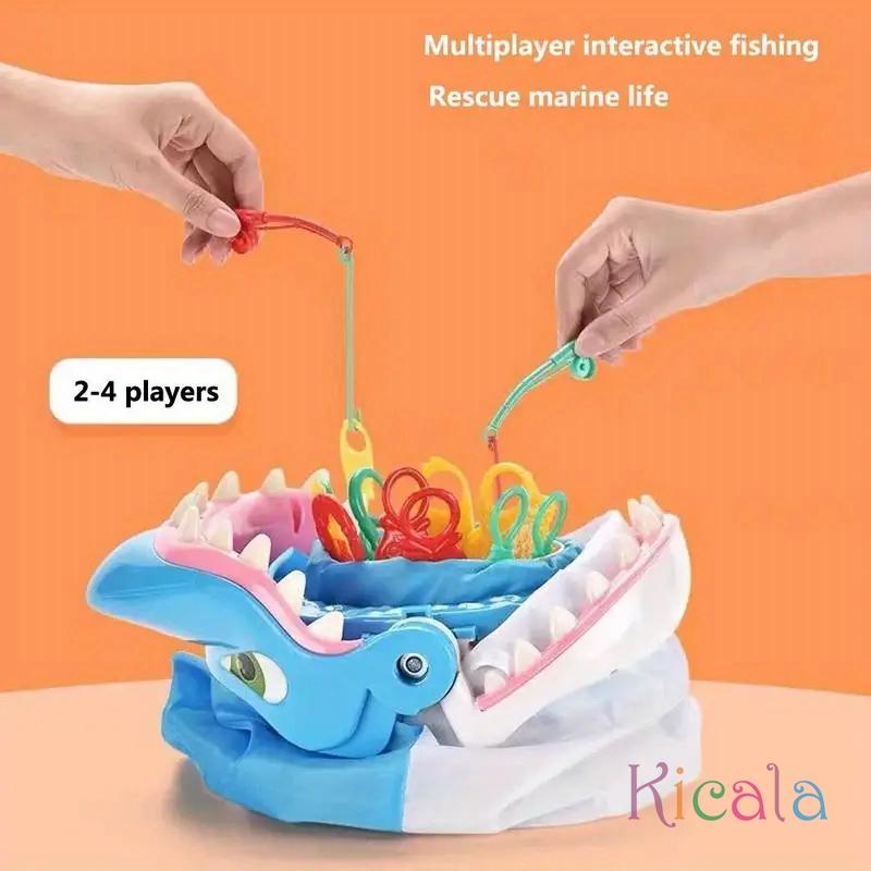 Shark Bite Family Game Colorful Sea Creatures Fishing Adventure Party Game Toys For Kids Adults Christmas Birthday Toy Gifts