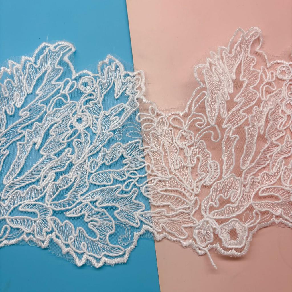 Rope Strand Barcode Embroidery Lace Women Lace Lolita Clothing Hem Accessories