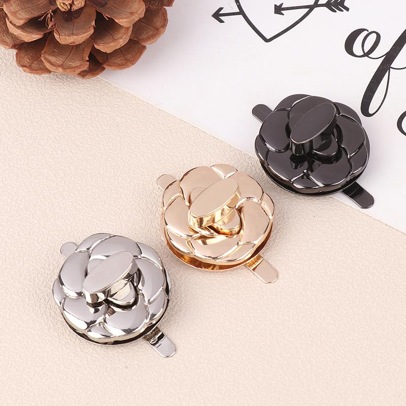 1 шт., металлические замки в форме цветка, застежка для сумки, пряжки для сумок, застежки для кошельков, аксессуары для рукоделия, застежки для сумок, застежки