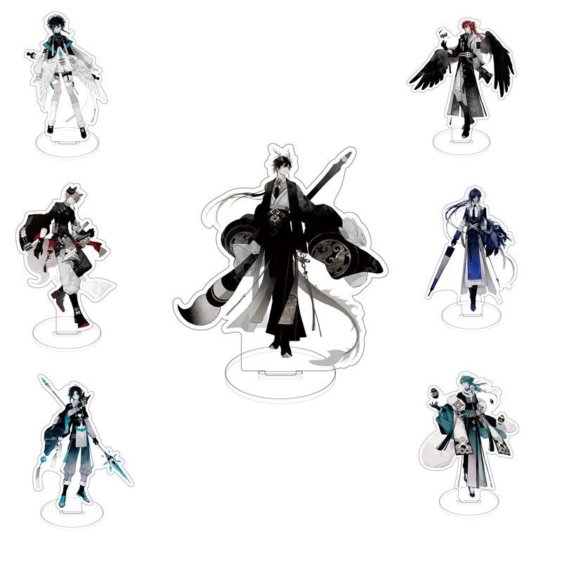 Game Merchandise Paimon Qiqi Di Luke'S Figure Big Stand Painting Animation Acrylic Big Stand Brand Personality