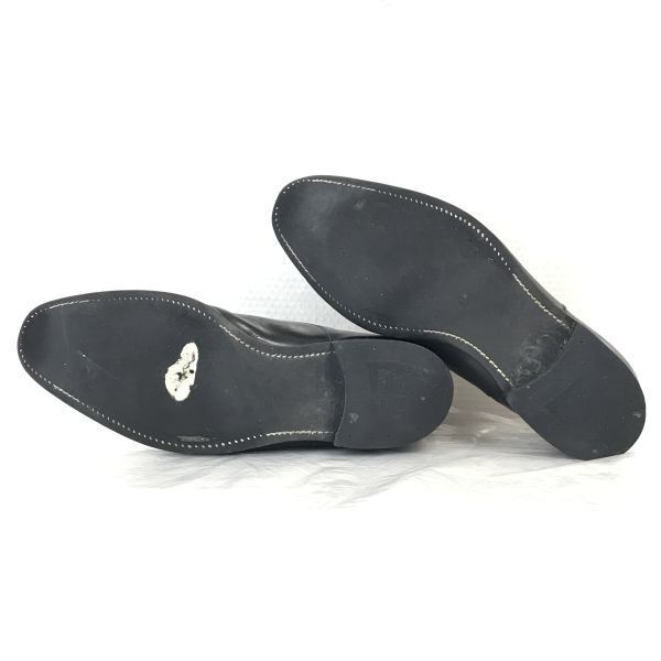 Scotch Grain Straight-Toe Semi-Brogue Black 25.5EEE Goodyear(USED)