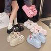 Cute Versatile Thick-soled Inner Height-increasing Slippers Spring and Summer 2025 New Bag Head Drag Women's Non-slip Outer Hole Shoes