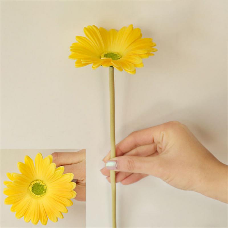 Гербера Насыщенные Цвета Грация Свежий Прозрачный Эластичный Симуляция Уникальный Стиль Высококачественный Материал Прозрачная Реальность Цветы Полные