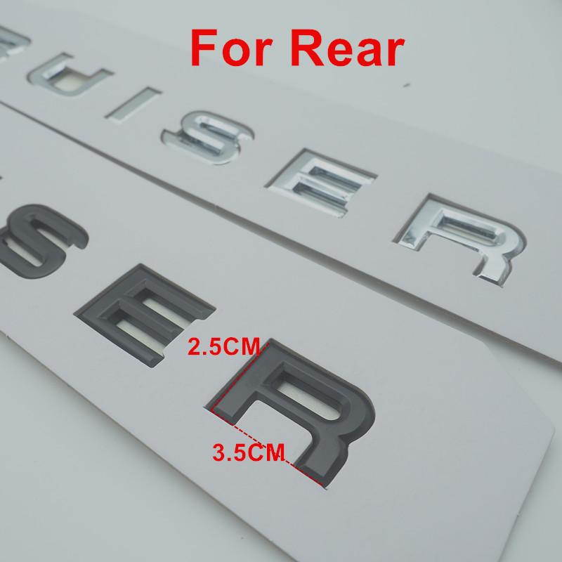 Pugzl8 Для Toyota Land Cruiser 300 Lc300 2021-2023 VXR GXR 3D Стикер с буквой Значок на заднюю дверь Эмблема Значок Модификация экстерьера эмблема