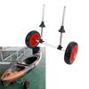 Складная Каяк , Легкая Тележка-Переноска для Каноэ с Рамой из Алюминиевого Сплава и Резиновыми Колесами, Устойчивая для Перевозки Каяков или Плотов