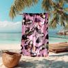 Japanese artist Koyoharu Gotouge's Demon Slayer beach towel, outdoor camping vacation swimming beach towel, outdoor absorbent bath towel blanket K18