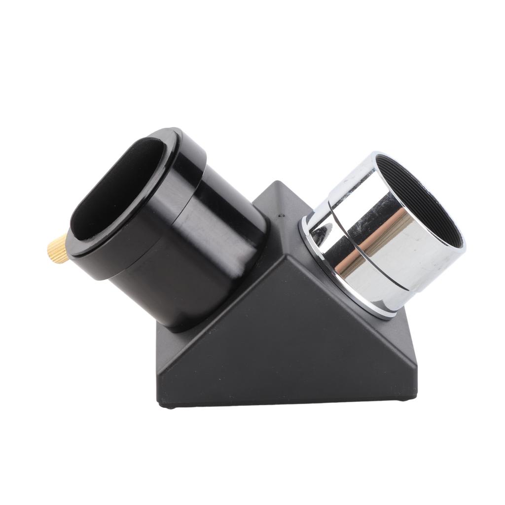 Astronomical Telescope Eyepiece Prism 90 Degree Lens 1.25IN Diagonal Mirror Prism for Refractor Cassegrain Telescope