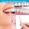 Yousheng портативный элайнер для снятия универсальных треугольных невидимых брекетов, фиксаторов, инструмент для удаления зубных протезов, крючок, ортодонтические принадлежности для путешествий