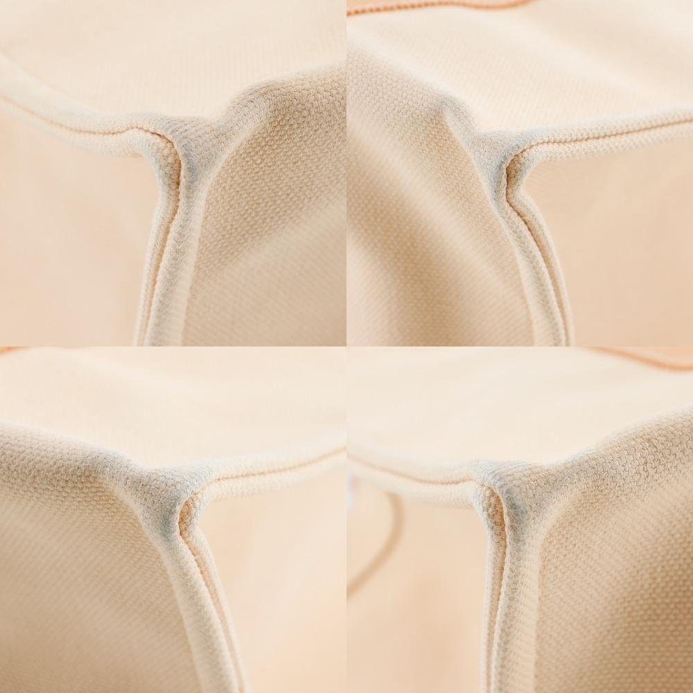 HERMES Bora Bora PM Handbag Orange canvas Women Used