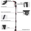 4000RPM 6 Inch Brushless Telescoping Pole Electric Chainsaw Scalable Height Cordless Portable Pruning Saw Power Tool