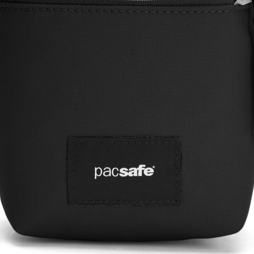 Pacsafe GO Противоугонная микро-сумка через плечо, цвет Jet Black
